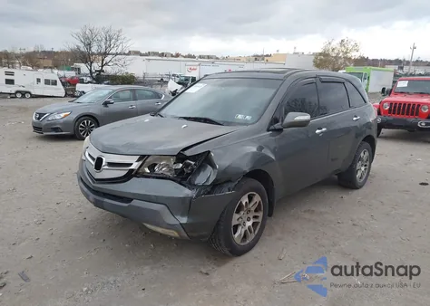 2007 Acura Mdx Technology Package from USA, damaged, VIN 2HNYD28307H520510